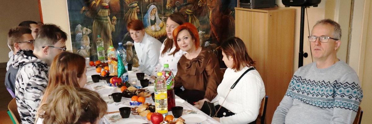 Wigilia klas Szkoły Przysposabiającej do Pracy