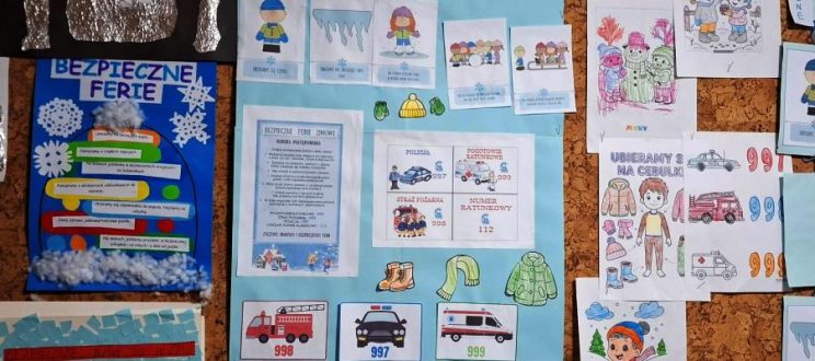 Konkurs „Bezpieczne ferie zimowe”