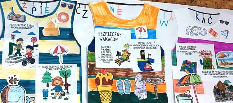 Konkurs plastyczny pod hasłem „Bezpieczne Wakacje”